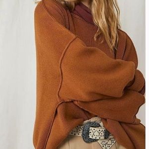 Free People Easy Street Tunic in Sahara (rust color). Size small.